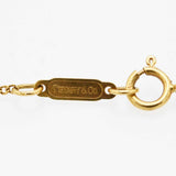TIFFANY&Co. ティファニー チェーンクロスハート ネックレス チェーン750 トップ925 アクセサリー 総重量約6.9g 10