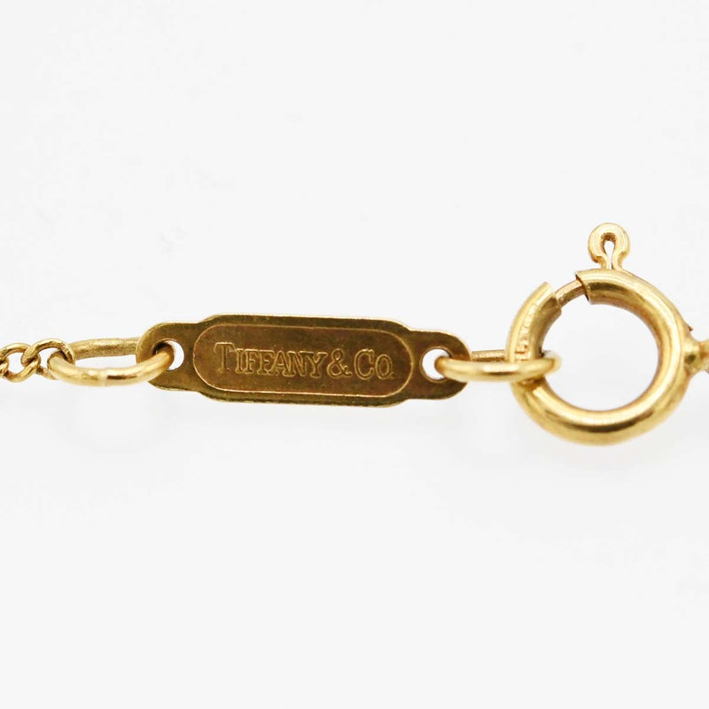 TIFFANY&Co. ティファニー チェーンクロスハート ネックレス チェーン750 トップ925 アクセサリー 総重量約6.9g 10