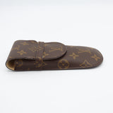 LOUIS VUITTON ルイヴィトン LV M62970 エテュイ リュネット ラバ メガネケース ペンケース ブラウン系 H19381