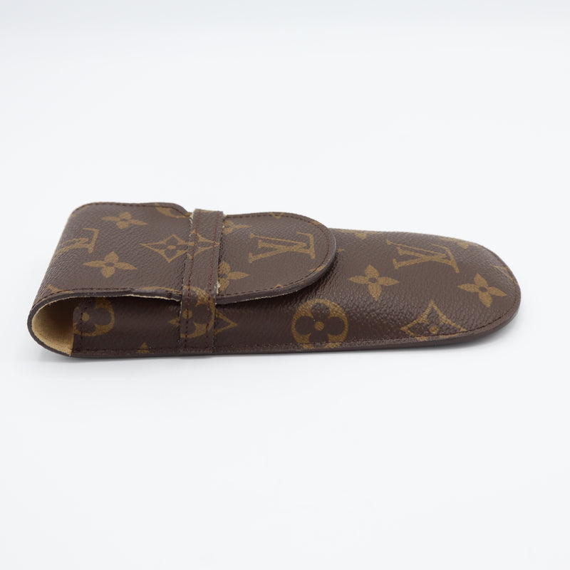 LOUIS VUITTON ルイヴィトン LV M62970 エテュイ リュネット ラバ メガネケース ペンケース ブラウン系 H19381