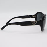 PRADA プラダ サングラス SPR10M 59□16 1AB-1A1 130 眼鏡 メガネ 度なし ブラック ケース有 H19888