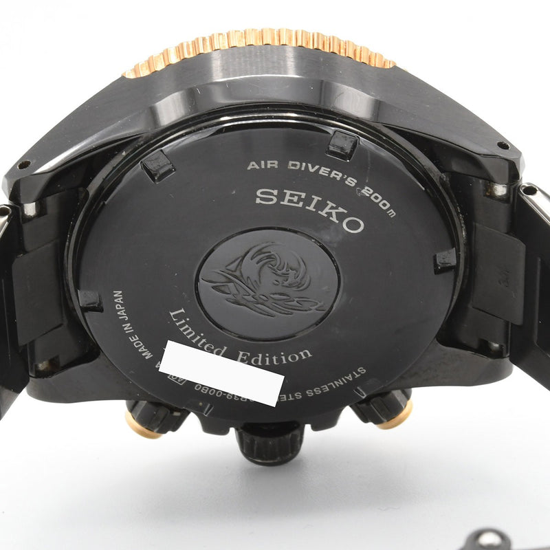 稼働 腕時計 SEIKO セイコー Ananta アナンタ 8R39-00B0 200m防水 クロノグラフ 自動巻き 箱・ケース有 メンズ M4461