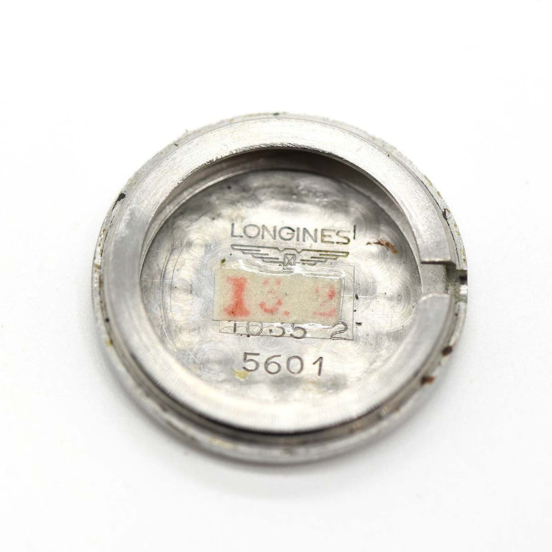 稼働 腕時計 LONGINES ロンジン 17 5601 手巻き ラウンド シルバー色文字盤 ベルト尾錠社外品 H1284