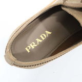 PRADA プラダ スエード レザー ウィングチップシューズ 靴 サイズ36 1/2 約23.5cm 箱保存袋 ok1756