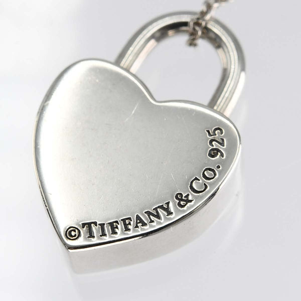 TIFFANY&Co. ティファニー ネックレス リターントゥ ハートロック シルバー 925 9.2g アクセサリー 袋 ok1009