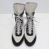 CHANEL シャネル 735 ボクシングシューズ ハイカット キャンバス スニーカー シューズ スエード 靴 グレー 36サイズ 箱有 H19646