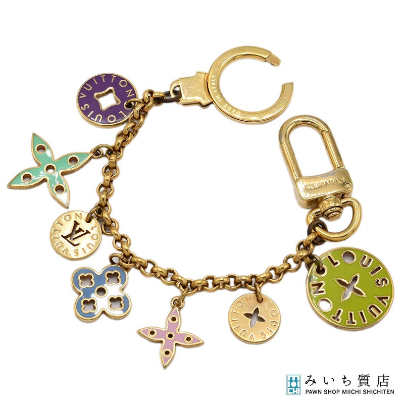 LOUIS VUITTON ルイヴィトン LV M66005 ポルトクレ シェンヌ ルーピング キーホルダー マルチカラー 24s361-3