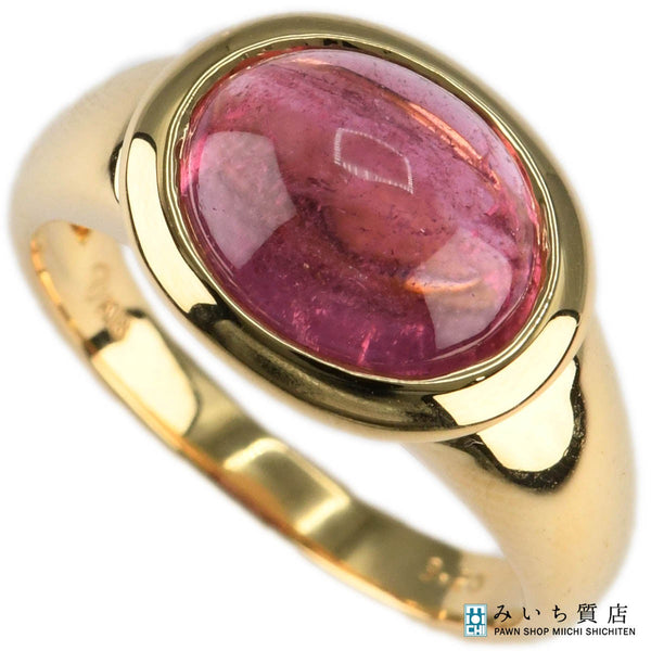 仕上済 Vendome Aoyama ヴァンドーム青山 ピンクトルマリン リング 指輪 3.25ct K18 約11号 約6.3g ジュエリー eco1701