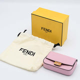 FENDI フェンディ 7AR844 ナノバケット チェーン ショルダーバッグ  鞄 ピンク 箱有 H19216