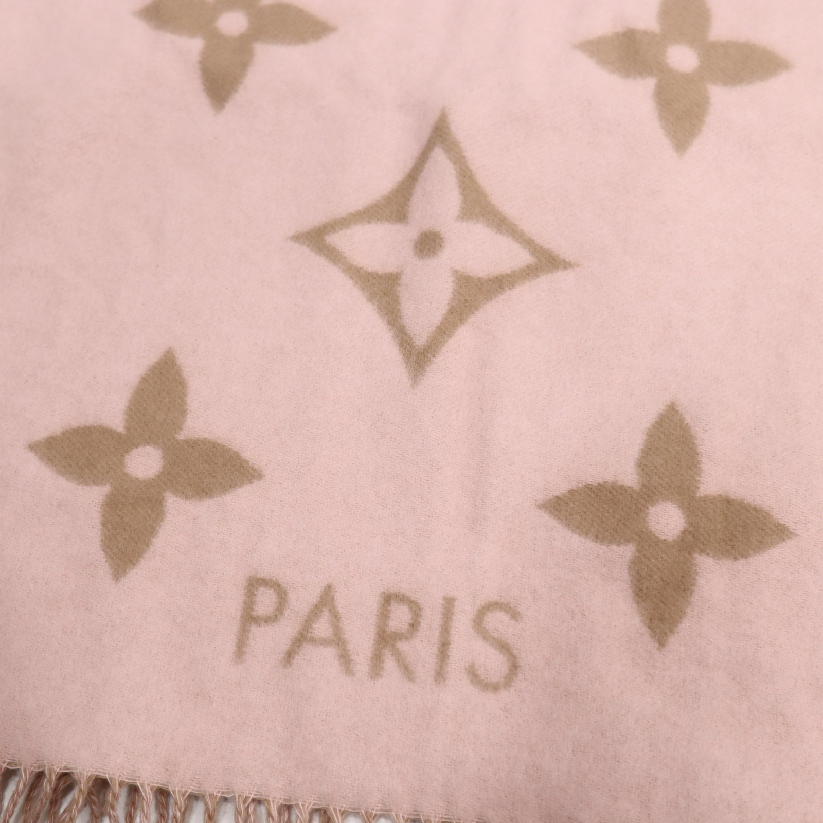 LOUIS VUITTON マフラー・レイキャビック ピンク LOUIS VUITTON ルイヴィトン LV エシャルプ レイキャビック