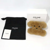 H24771 CELINE セリーヌ ポンポンチャーム トリオンフ ぬいぐるみ ドッグモチーフ キーホルダー 箱袋 H24771