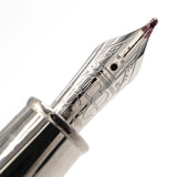 OMAS オマス 万年筆 ボローニャ 14K 585 マーブル レッド 赤 文房具 筆記用具 筆記未確認 yo496
