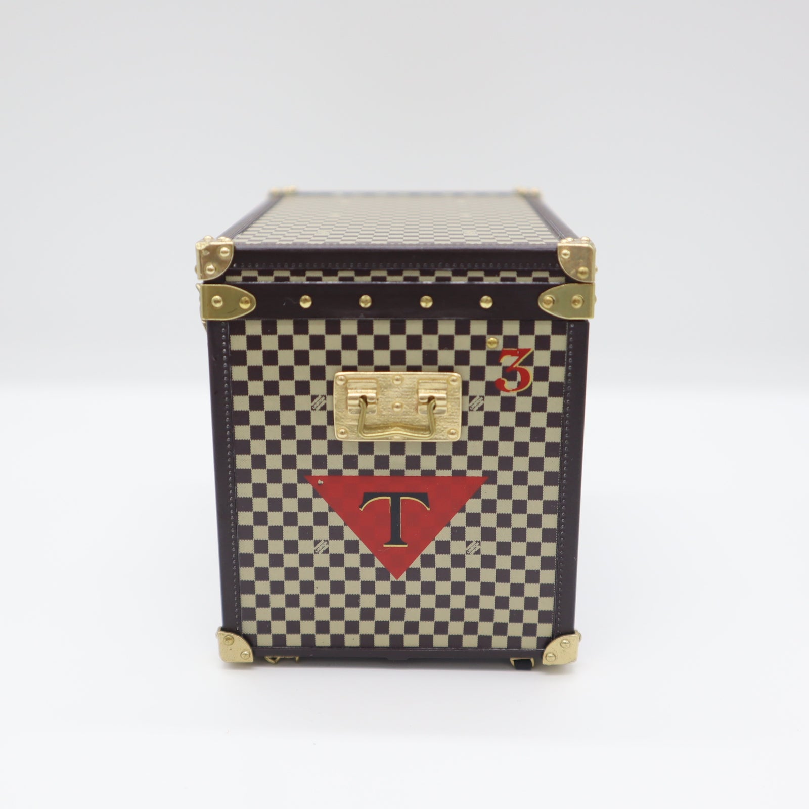 LOUIS VUITTON ルイヴィトン マルシャポー ダミエ トランク型ペーパー