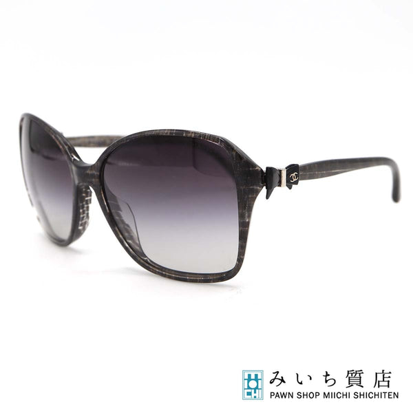 CHANEL シャネル サングラス 5205-A c.1263/3C 58□16 135 ブラック アイウェア 服飾小物 度無し H20606