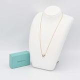 TIFFANY&Co. ティファニー ネックレス チェーンクロスハート 585 925 5.1g アクセサリー 箱 M2423