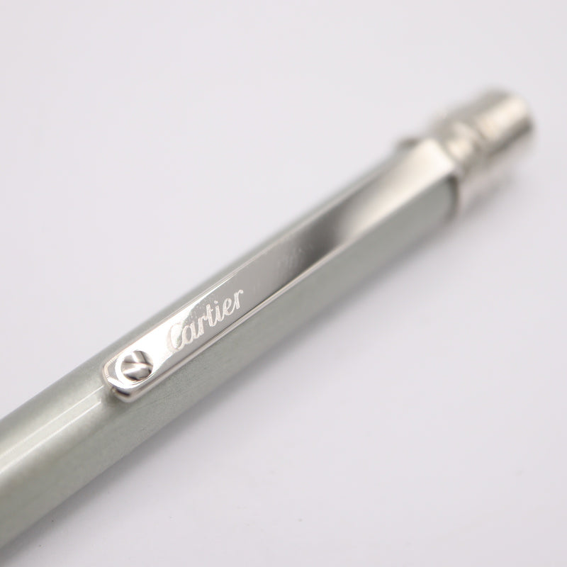 Cartier カルティエ ボールペン ラブ ツイスト式 シルバー系カラー 筆記用具 文房具 筆記確認済 箱・ケース有 25k627-30
