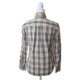 BURBERRY バーバリー ノバチェックシャツ 長袖シャツ トップス Sサイズ コットン100 ベージュ系 M4269