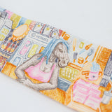 未使用 HERMES エルメス ツイリー City of Light シティ・オフ・ライト シルク100 オレンジ系 箱有 H22991