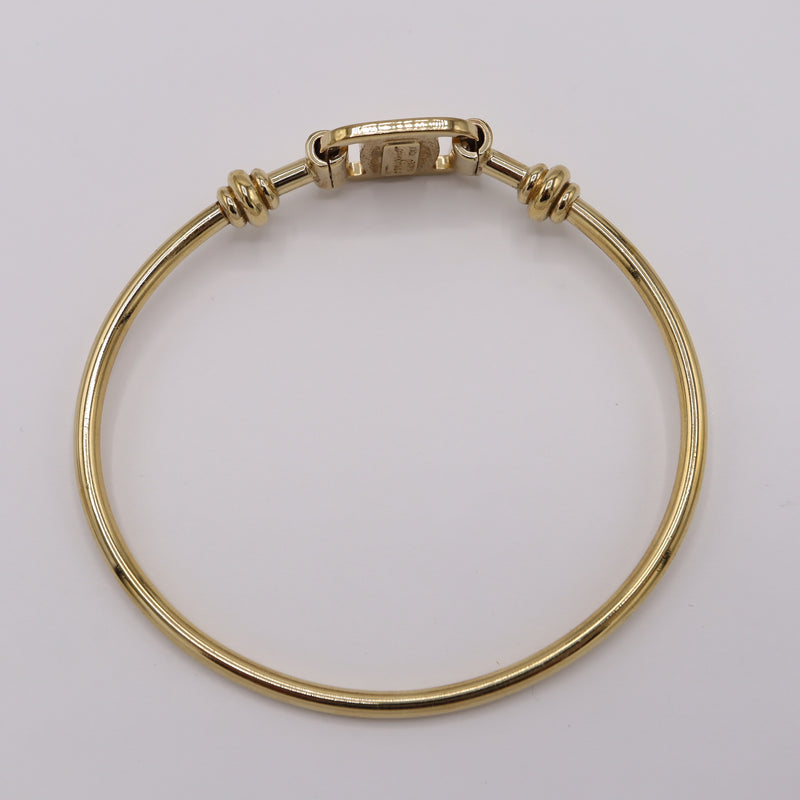 Salvatore Ferragamo サルヴァトーレフェラガモ バングル ブレス ゴールドカラー アクセサリー レディース 箱有 H6788