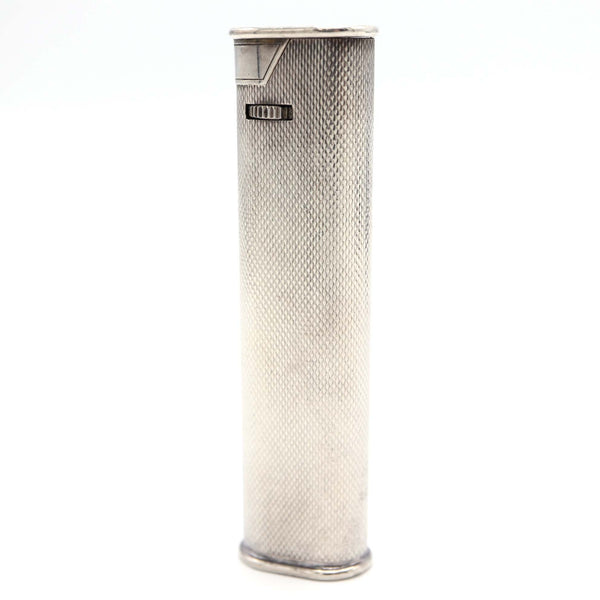 dunhill ダンヒル ガスライター スリム オーバル ローラー式 シルバーカラー 着火未確認 H3162-1