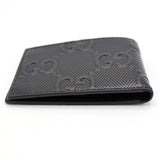 GUCCI グッチ GG エンボス 札入れ カードケース 625559 レザー ブラック 箱有 25k680-1
