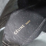 CELINE セリーヌ ショートブーツ ベージュ/マルーン レザー サイズ38 25cm 靴 レディース 箱 26k228-6