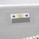 CHANEL シャネル コインケース カードケース ココマーク キャビアスキン グレー系 財布 H20694