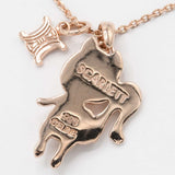 CELINE セリーヌ 動物モチーフ ネックレス SV925 スカーレット刻印 約5.8g アクセサリー 箱袋 H22621