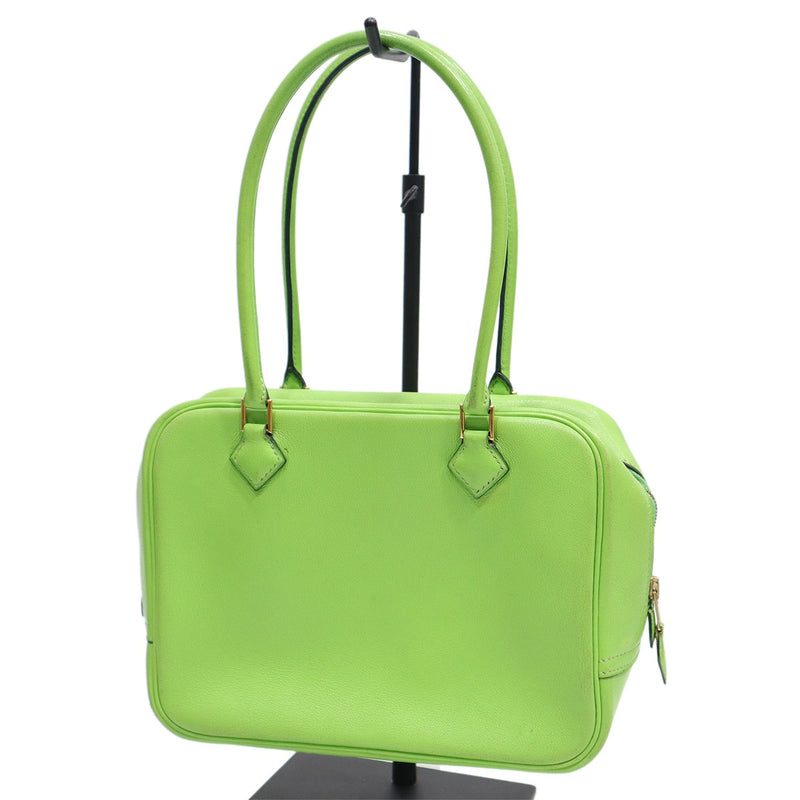HERMES エルメス ミニプリュム プリュム20 ハンドバッグ ◯W刻印 1993年製 グリーン H20488