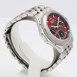 稼働 腕時計 SEIKO セイコー CREDOR クレドール パシフィーク AT 4S77-0A20 クロノグラフ 赤文字盤 箱劣化 保証書・取説 ok1664
