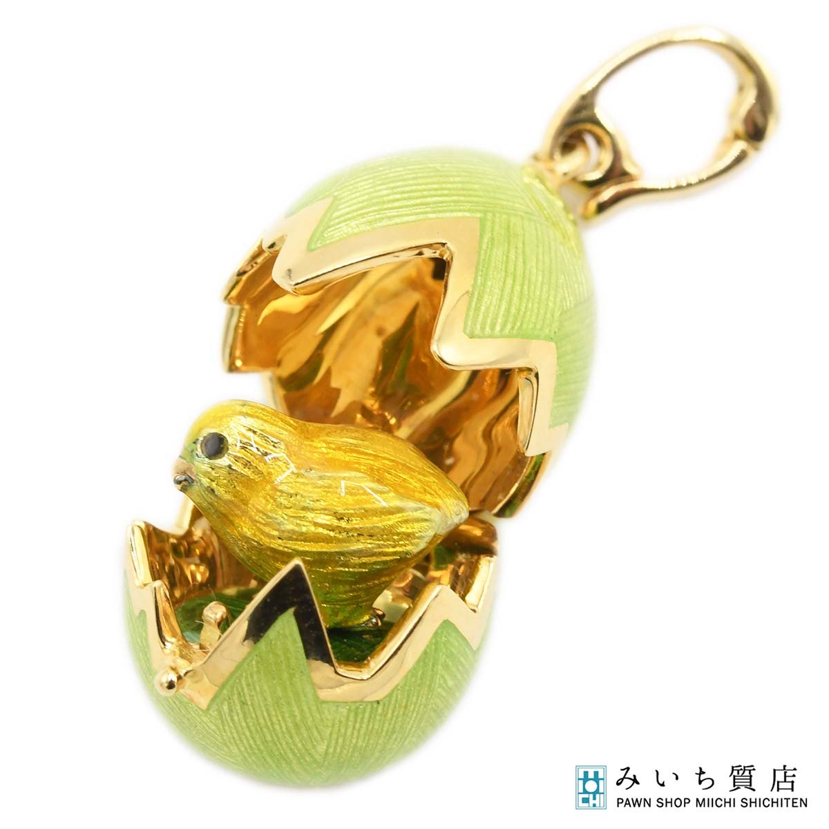 FABERGE ファベルジェ 鳥 ペンダントトップ 18KT 750 980/1000 約16g 