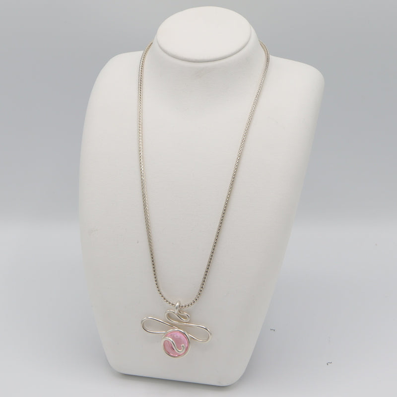 シルバー ネックレス ストーン SV 925 99.9刻印有 約33.2g レディース アクセサリー ok1292