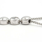 仕上済 CELINE セリーヌ ネックレス pt850/900 ダイヤモンド D0.20 ルビー R0.02 約12.4g アクセサリー 20k253-2