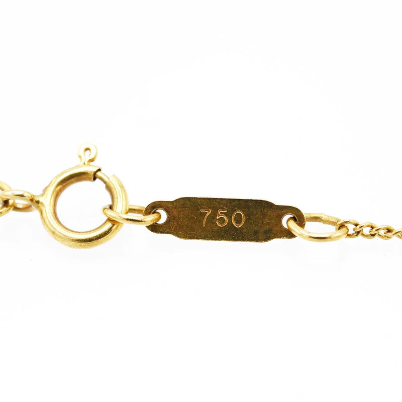TIFFANY&Co. ティファニー チェーンクロスハート ネックレス チェーン750 トップ925 アクセサリー 総重量約6.9g 10