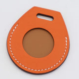 未使用 HERMES エルメス Apple AirTag エアタグ Z刻印 レザーストラップ オレンジ 箱有 H21081