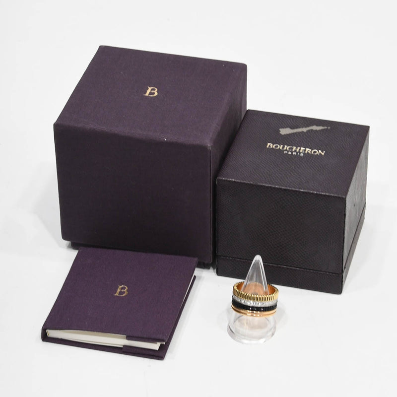仕上済 Boucheron ブシュロン キャトルクラシック リング ラージ 指輪 750 T60 約18.5号 約18.7g 箱有 M2617