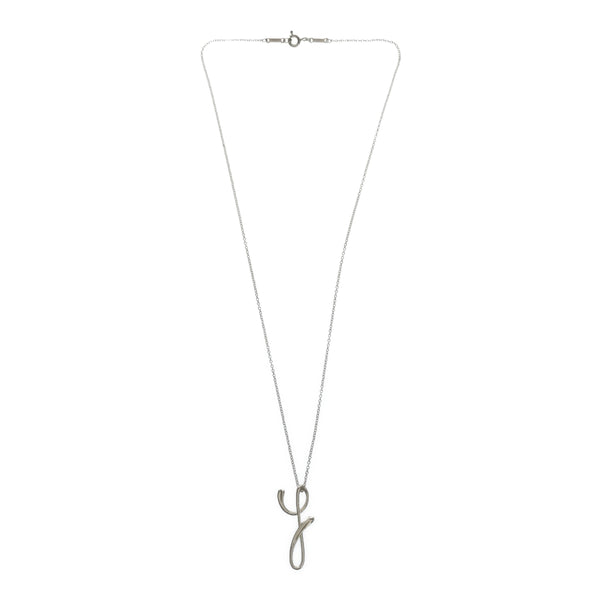 ティファニー TIFFANY & Co. ネックレス イニシャル Y シルバー 925 41cm 2.3g アクセサリー k331