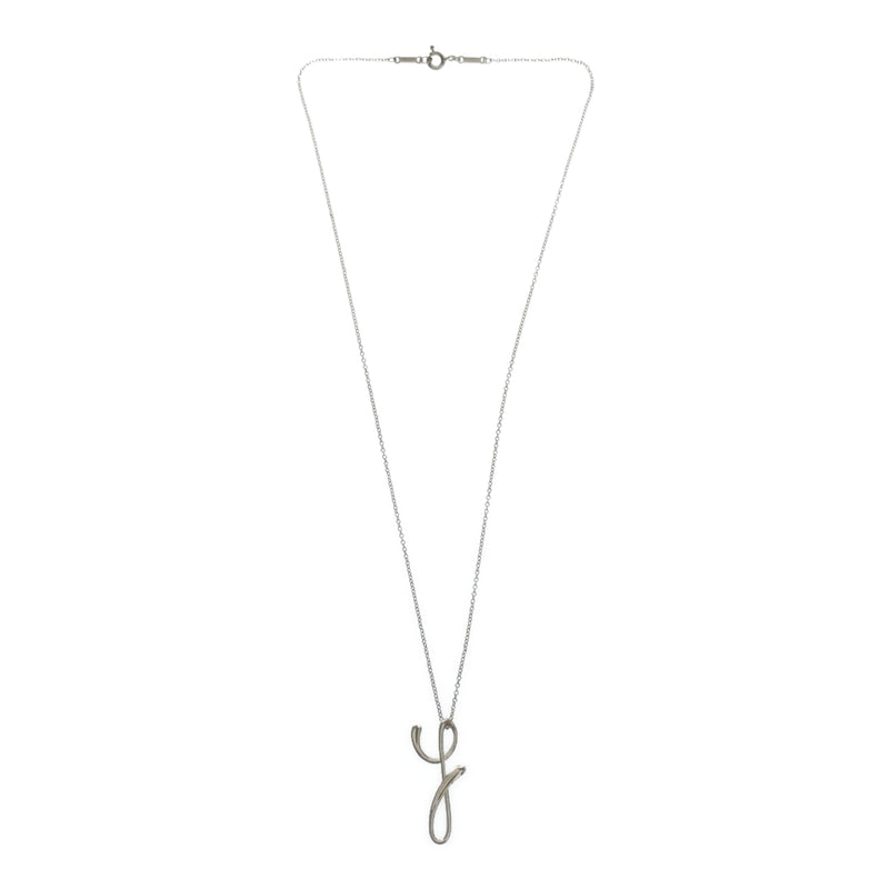 ティファニー TIFFANY & Co. ネックレス イニシャル Y シルバー 925 41cm 2.3g アクセサリー k331