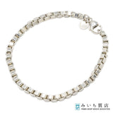 TIFFANY＆Co. ティファニー ベネチアンブレス ブレスレット SV925 シルバー 約16.3g 腕回り約17.5cm 保管袋・箱有 H14249