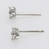仕上げ済 STAR JEWELRY スタージュエリー ピアス D0.05/0.05 K18 約0.9g ジュエリー M2519