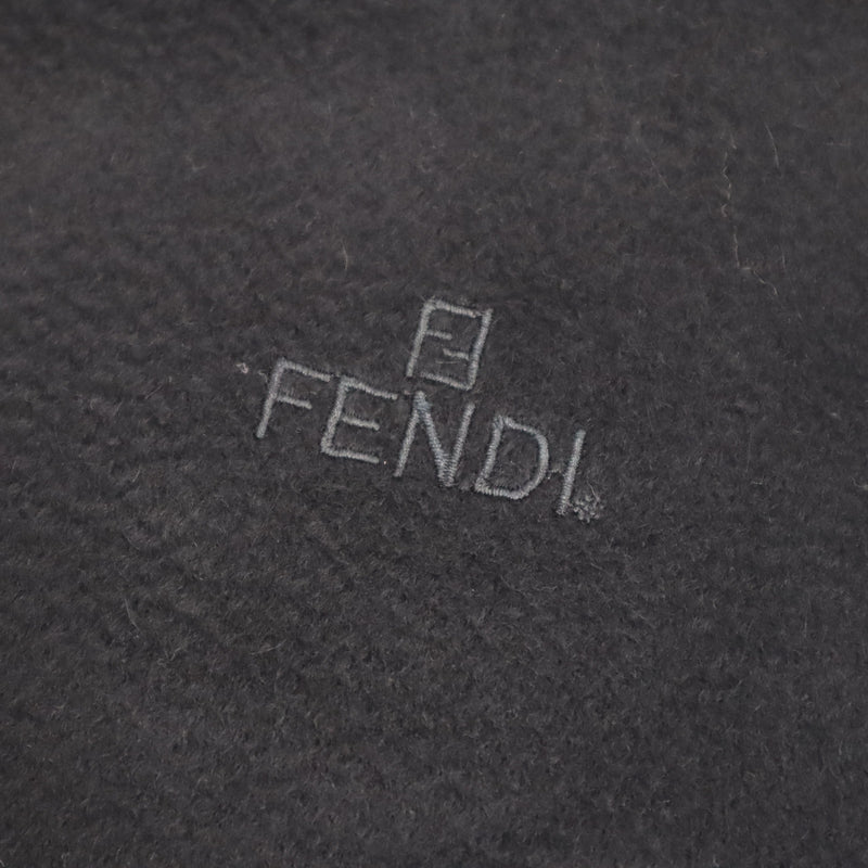FENDI フェンディ マフラー ファーストール ポンポン カシミア100 ブラック レディース H19883
