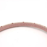LOUIS VUITTON ルイヴィトン ブレスレット ヒストリック ミニ M6407 白 ピンク 16cm 箱袋 H22830