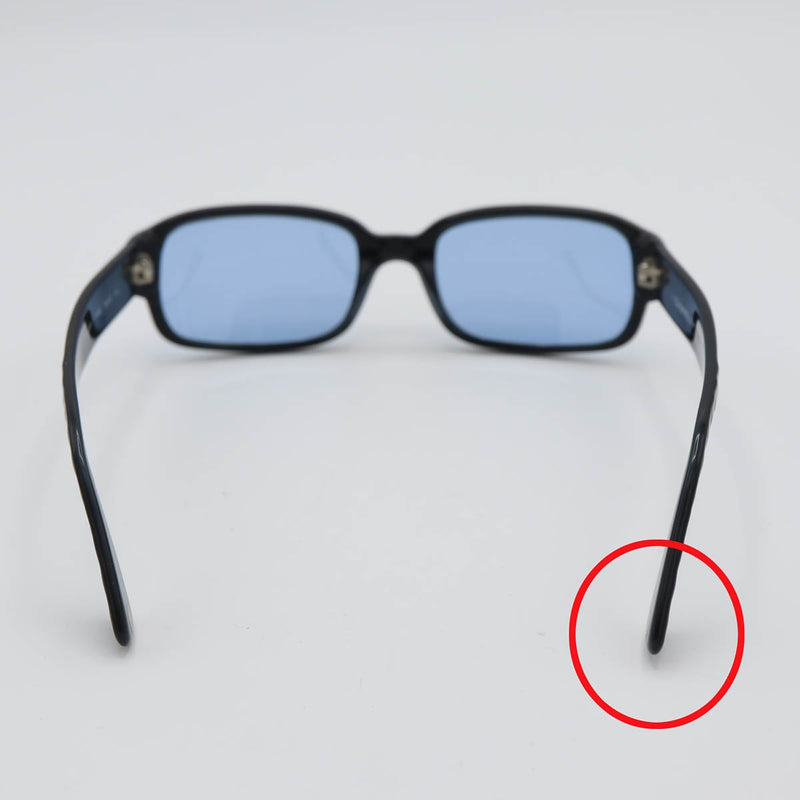 CHANEL シャネル サングラス 5010 C.540/65 マトラッセ 53□19 135 ブラック×ブルー 度なし 箱・ケース有 H20300