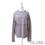 MARNI マルニ シャツ ロングTシャツ サイズ48 ボーダー ブルー オレンジ 服 25k860-2