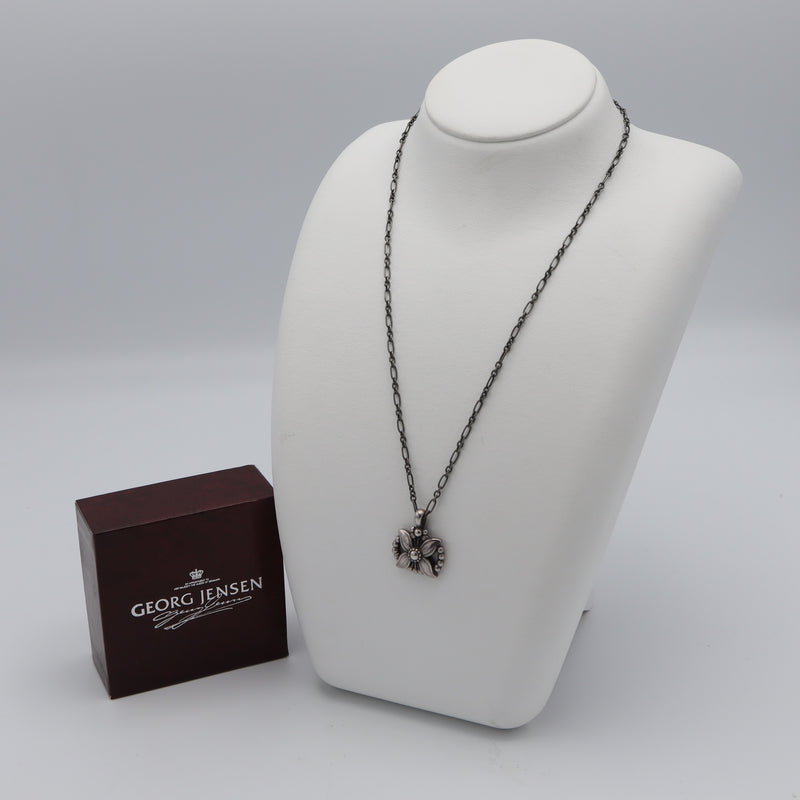 GEORG JENSEN ジョージジェンセン ネックレス ヘリテージ 1998 シルバー 925 約11.8g 箱有 H8233-5