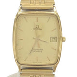 稼働 OMEGA オメガ シーマスター Seamaster クォーツ デイト 196.0265 cal.1430 ゴールドカラー ベルト社外品 H8957