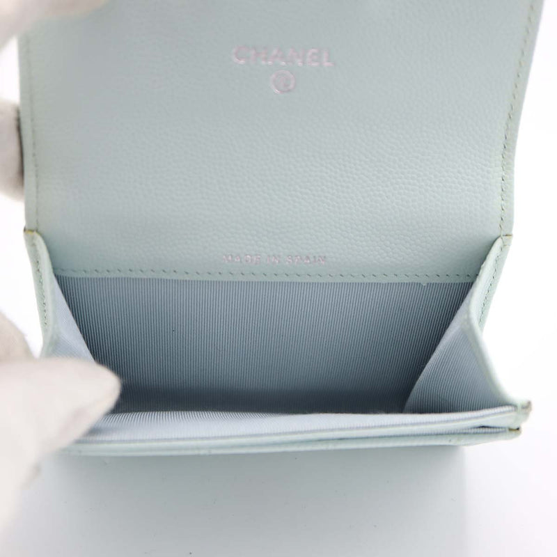 CHANEL シャネル クラシック スモール フラップ ウォレット 財布 キャビアスキン  箱・保証書あり H20759