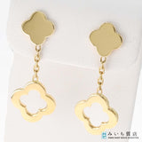 仕上済 VanCleef&Arpels VCA ヴァンクリーフ&アーペル ピアス ビザンチン アルハンブラ K18 750 5.3g アクセサリー H14054
