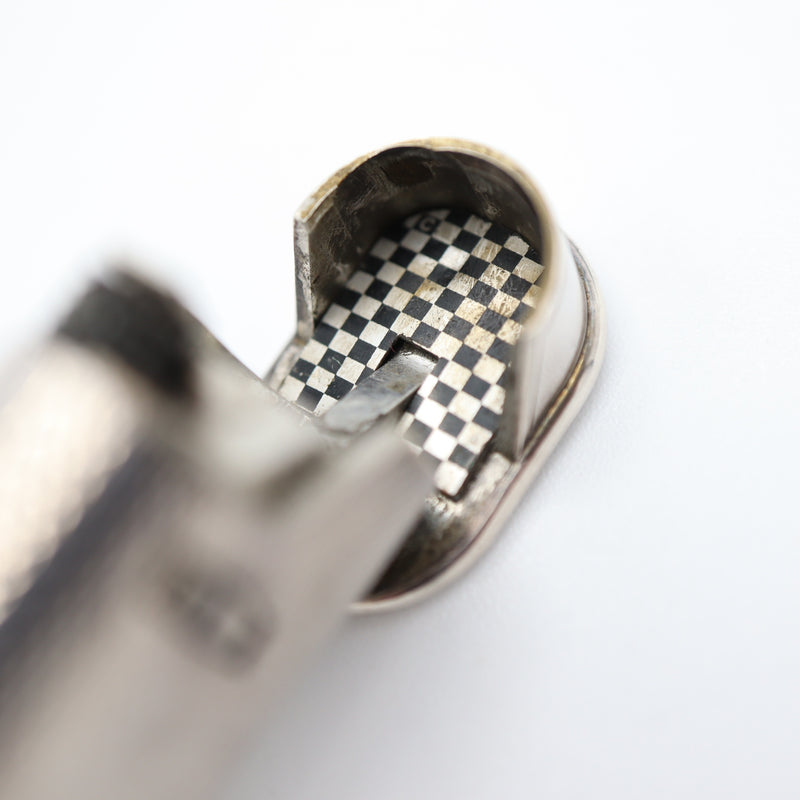 dunhill ダンヒル ガスライター スリム オーバル ローラー式 シルバーカラー 着火未確認 H3162-1