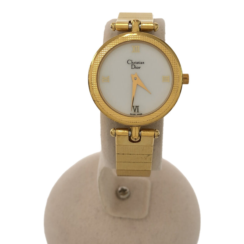 腕時計 稼働 クリスチャン ディオール Christian Dior 3043 クォーツ 2024.5電池交換済 23k405-4